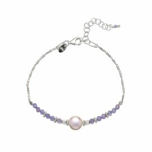 Alisia Alisia Ezüst karkötő tanzanit ásvánnyal és folyami gyönggyel AL4110-Argento-Tanzanite kép