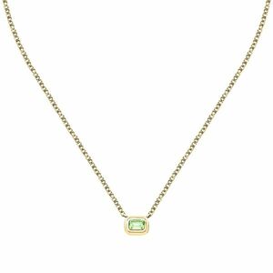 Trussardi Trussardi Aranyozott nyaklánc zöld cirkónium kővel T-Design TJAXA21 kép