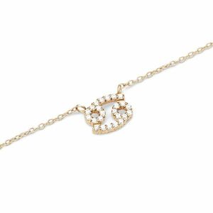 Daniel Wellington Daniel Wellington Stílusos aranyozott nyaklánc Rák Crystal Zodiac DW00400922 kép