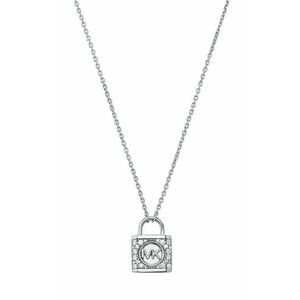 Michael Kors Michael Kors Divatos ezüst nyaklánc kocka cirkónium kövekkel Kors MKC1629AN040 (lánc, medál) kép