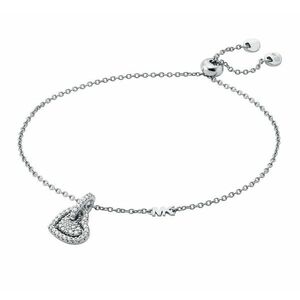 Michael Kors Michael Kors Gyengéd ezüst karkötő cirkónium kövekkel Love Kors MKC1748CZ040 kép