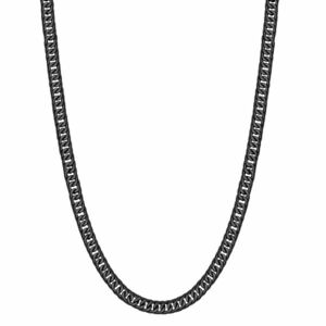 Brosway Brosway Markáns fekete acél nyaklánc Naxos BNX03 50 cm kép