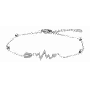 Troli Troli Gyengéd acél karkötő Heartbeat VGS1103S kép