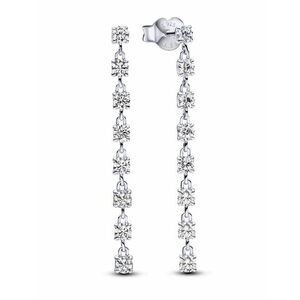 Pandora Pandora Luxus ezüst fülbevaló cirkónium kövekkel Timeless 293159C01 kép