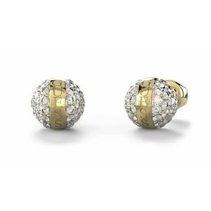 Guess Guess Csillogó aranyozott fülbevaló cirkónium kövekkel Calypso JUBE04459JWYGT/U kép