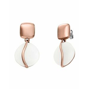Skagen Skagen Bronz fülbevaló fehér üveggel Sofia Sea Glass SKJ1816791 kép