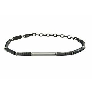 BREIL BREIL Acél karkötő férfiaknak hematittal B Rocks TJ3639 kép