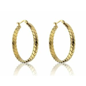 Marc Malone Marc Malone Elegáns karika fülbevaló Stella Gold Earrings MCE23014G kép