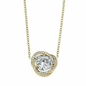 CRYSTalp CRYSTalp Elegáns aranyozott nyaklánc kristállyal Ray 32334.G kép