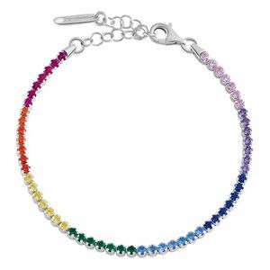 Brosway Brosway Karkötő színes cirkónium kövekkel Fancy Joyful Rainbow FJR08 kép