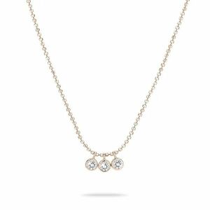 Tamaris Tamaris Elegáns aranyozott nyaklánc cirkónium kövekkel Tiny Glimmer TJ-0605-N-45 kép