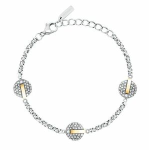 Trussardi Trussardi Csillogó bicolor acél karkötő T-Round TJAYF10 kép