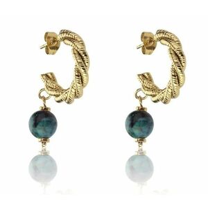 Marc Malone Marc Malone Divatos aranyozott fülbevaló Grace Green Earrings MCE23004G kép