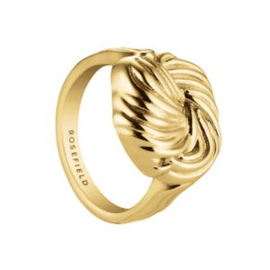 Rosefield Rosefield Luxus aranyozott gyűrű Csomó Statement JRSK 56 mm kép