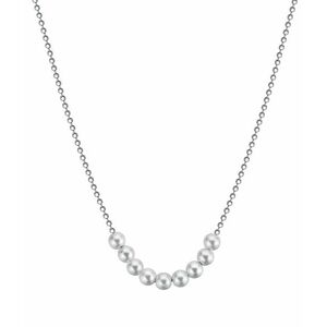Brosway Brosway Szép ezüst nyaklánc gyöngyökkel Infinite White Fancy FIW136 kép