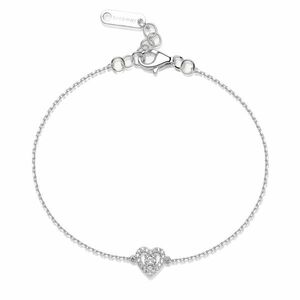 Brosway Brosway Ezüst karkötő Szív cirkónium kövekkel Infinite White Fancy FIW139 kép