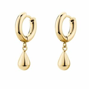Brosway Brosway Aranyozott karika fülbevaló medálokkal Tear Drop Perfect BPC45 kép
