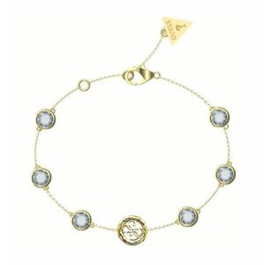 Guess Guess Bájos aranyozott karkötő kristályokkal Petra JUBB05099JWYGAQ 18, 4 cm kép