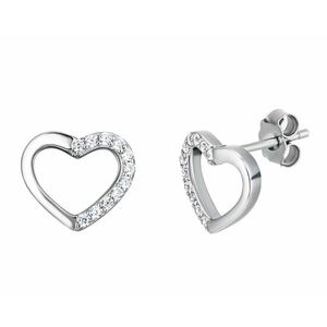 Preciosa Preciosa Szív fülbevaló cirkónium kövekkel True Love Royal Lagoon 5437 00 kép