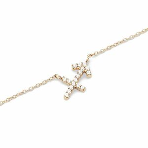 Daniel Wellington Daniel Wellington Stílusos aranyozott nyaklánc Nyilas Crystal Zodiac DW00400927 kép
