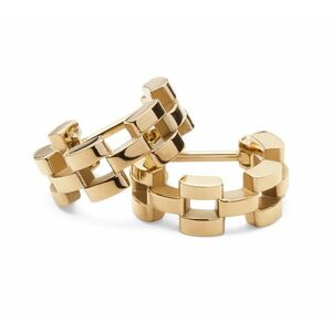 Daniel Wellington Daniel Wellington Stílusos karika fülbevaló aranyozott acélból 3-Link DW00400989 kép