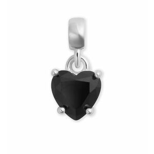 Daniel Wellington Daniel Wellington Ezüst medál fekete szívvel Charms DW00401052 kép