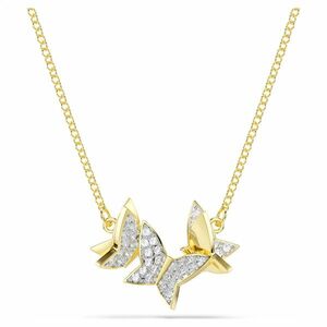 Swarovski Swarovski Elegáns aranyozott nyaklánc Pillangó Idyllia Lilia 5736068 kép