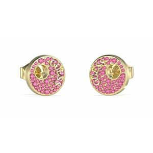 Guess Guess Aranyozott fülbevaló fukszia cirkónium kövekkel Blooming Summer JUBE05228JWYGPKT/U kép