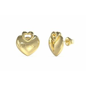 Guess Guess Aranyozott acél szív fülbevaló Crazy In Love JUBE05218JWYGT/U kép