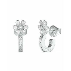 Guess Guess Acél félkör alakú fülbevaló virágokkal Lily JUBE05110JWRHT/U kép