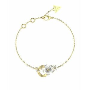Guess Guess Gyengéd aranyozott karkötő virágokkal Lily JUBB05106JWYG 21 cm kép