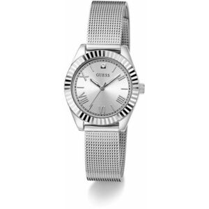 Guess Guess Ladies Silver Tone Analog Watch gyémánttal GW0842L1 kép