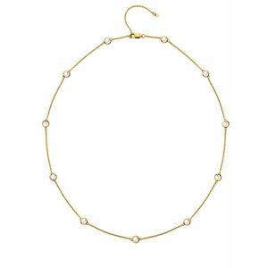 Hot Diamonds Hot Diamonds Luxus aranyozott nyaklánc topázzal és valódi gyémánttal Gemstone DN212 kép
