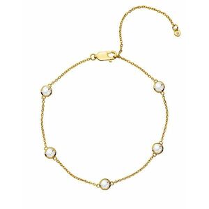 Hot Diamonds Hot Diamonds Aranyozott karkötő topázzal és valódi gyémánttal Gemstone DL698 kép