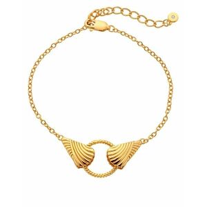 Hot Diamonds Hot Diamonds Aranyozott karkötő valódi gyémánttal Golden Edit Hope DL705 kép