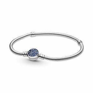 Pandora Pandora Ezüst karkötő kék cirkónium kövekkel Moments 599288C01 16 cm kép