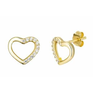 Preciosa Preciosa Szív fülbevaló cirkónium kövekkel True Love Royal Lagoon 5437Y00 kép