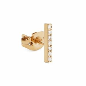 Daniel Wellington Daniel Wellington Aranyozott single fülbevaló Rúd kristályokkal DW00400870 - 1 db kép