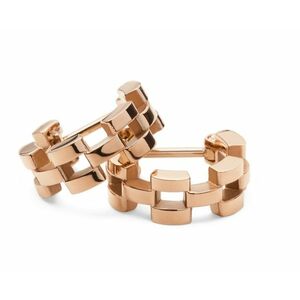 Daniel Wellington Daniel Wellington Modern karika fülbevaló aranyozott acélból 3-Link DW00400959 kép