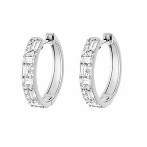 Preciosa Preciosa Ezüst karika fülbevaló cirkónium kövekkel Twinkle Royal Lagoon 5443 00 kép