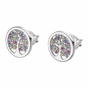 Lotus Silver Lotus Silver Női ezüst fülbevaló átlátszó cirkónium kővel Életfa LP1890-4/1 kép