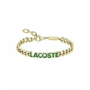 Lacoste Lacoste Aranyozott férfi acél karkötő Script 2040477 kép