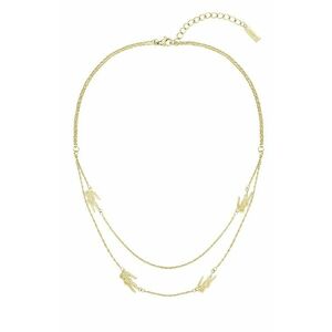 Lacoste Lacoste Aranyozott dupla női nyaklánc Crocodile 2040468 kép
