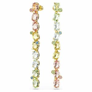 Swarovski Swarovski Hosszú aszimmetrikus fülbevaló színes kristályokkal Gema 5705809 kép