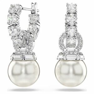 Swarovski Swarovski Csillogó 2 az 1-ben fülbevaló cirkónium kövekkel és kristálygyönggyel Matrix 5691716 kép