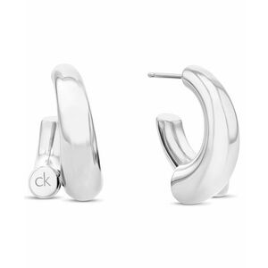 Calvin Klein Calvin Klein Divat acél spirál kerek fülbevaló 35000764 kép
