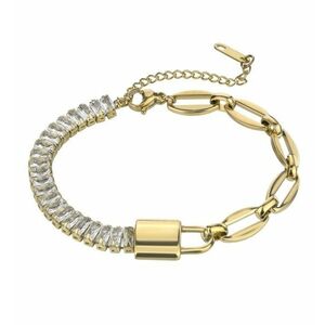 Marc Malone Marc Malone Jacqueline White Bracelet aranyozott karkötő cirkóniumkővel MCB24037G kép