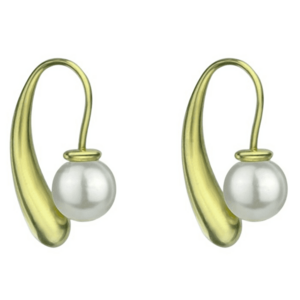 Marc Malone Marc Malone Aranyozott fülbevaló műgyönggyel Jennifer White Earrings MCE24025G kép