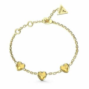 Guess Guess Romantikus aranyozott karkötő szívekkel Mon Amour JUBB04611JWYG 21 cm kép