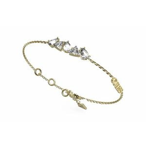 Guess Guess Elegáns aranyozott karkötő cirkónium kövekkel Wonderlights JUBB0440405JWYG 21 cm kép